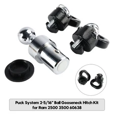 Puck System 2-5/16" Ball Gooseneck Hitch Kit for Ram 2500 3500 60638
