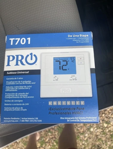 Pro1 IAQ T701 Digital Non-Programmable Thermostat (1H/1C)