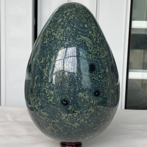 5360g Natural Eye Green Kambaba Jasper Egg Crystal Mineral Healing - Picture 6 of 12