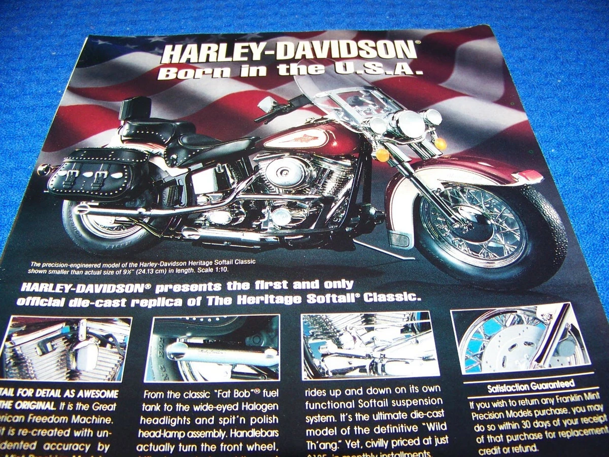 1994 HARLEY DAVIDSON HERITAGE SOFTAIL CLASSIC 1 10 1 PAGE SALES AD 580HH