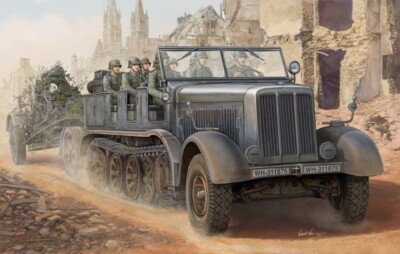 Trumpeter 01583 Sd.Kfz.8 Schwerer Zugkraftwagen 12t in 1:35 Bausatz Neu+OVP