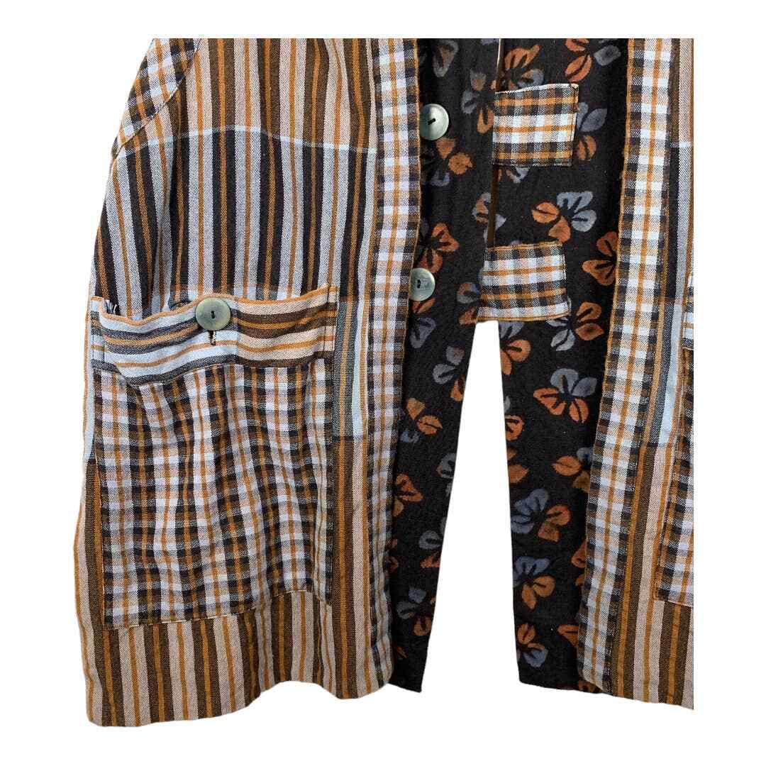 Patchwork Reversible Cotton Lagenlook Multicolor … - image 5