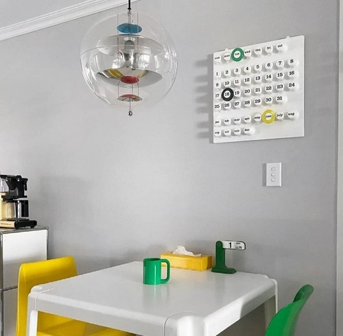 RING-A-DATE Ring A Date Perpetual Calendar Giorgio Della Beffa desk wall Euroway - Picture 9 of 17