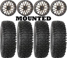 Kit 4 System 3 RC500 Tires 28x10-14 on System 3 ST-3 Bronze Wheels 550