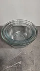 Set of 3 Anchor Hocking Clear Glass Nested Mixing Bowls 1qt ~ 1.5qt ~ 2.5qt USA