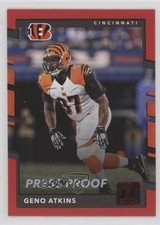 2017 Panini Donruss Press Proof Red Geno Atkins #58 2f4