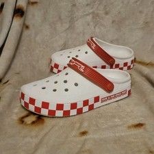 Crocs Toy Story Pizza Planet White/Red Check ...