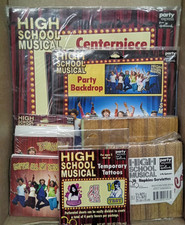 High School Musical 7: Backdrop/Centerpiece/Party Invites/ThankU/Temp Tat+ (A124