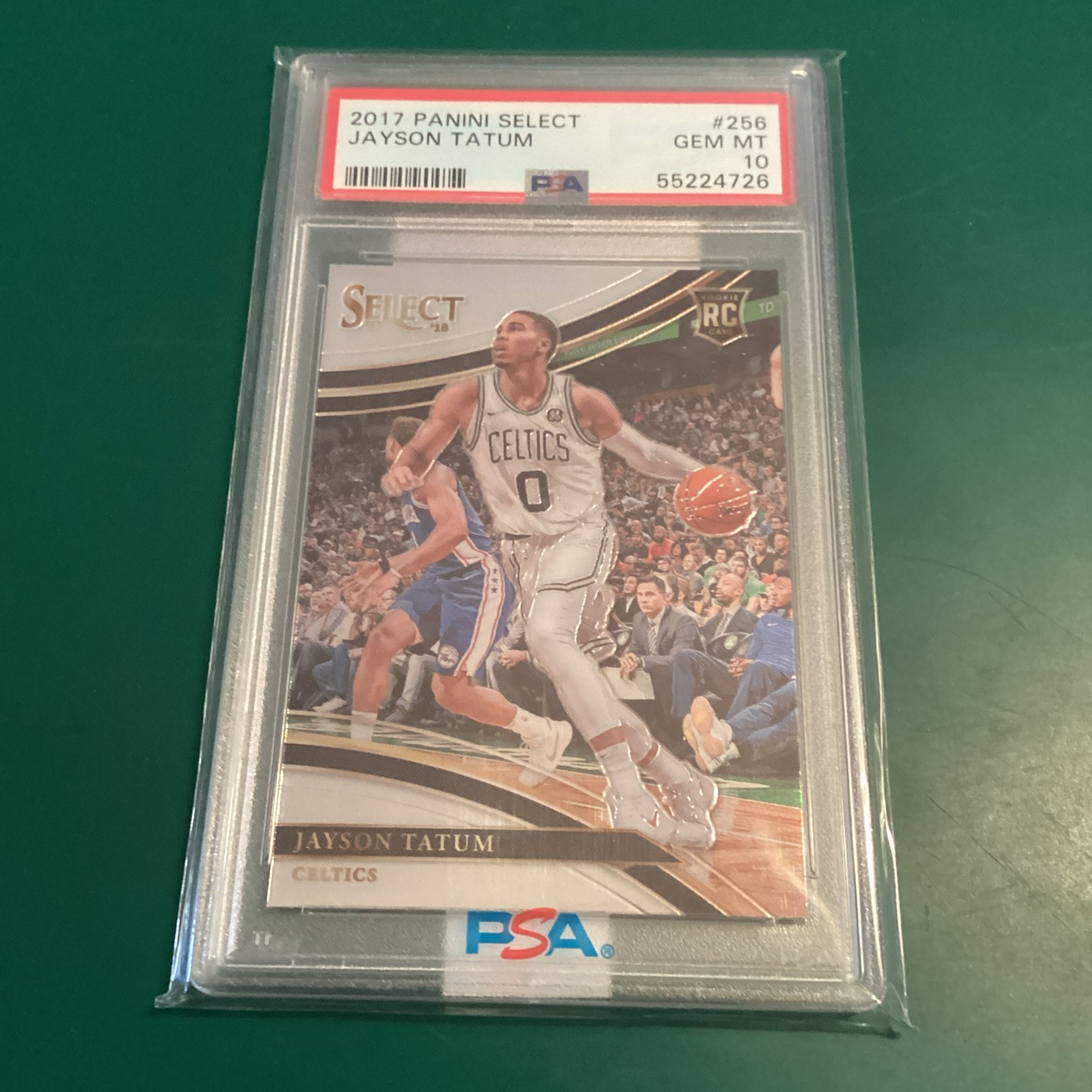 JAYSON TATUM 2017-18 SELECT COURTSIDE #256 ROOKIE RC CELTICS PSA 10 GEM MT 4726