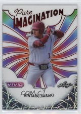 2025 Leaf Vivid Pure Imagination Holo Red Laser 1/1 Rintaro Sasaki #PB-55 13u1
