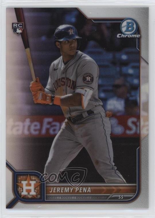 2022 Bowman Chrome Refractor 315/499 Jeremy Pena #35 0ji1