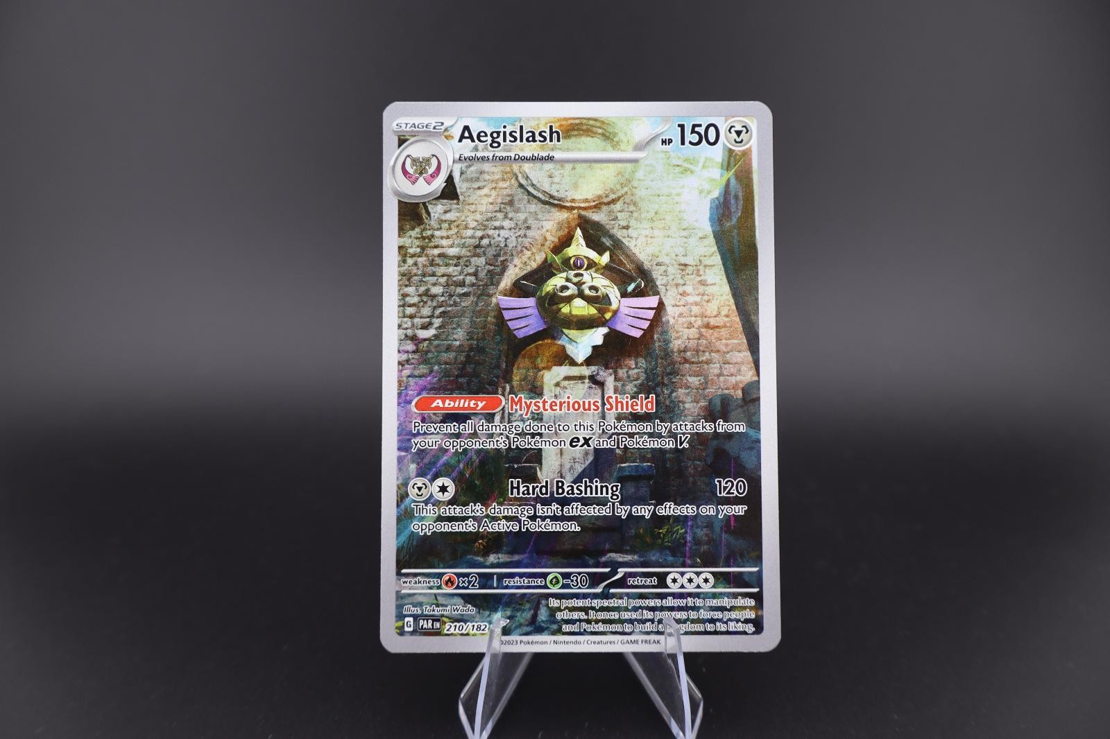 Aegislash 210/182 Illustration Rare Paradox Rift Pokemon Holo Near Mint