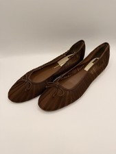 Dolce Vita Women Cianna Mesh Brown Ballet Flat Sz 11