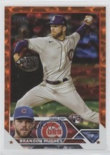 2023 Topps Series 1 Orange Foil 100/299 Brandon Hughes #97 g2u