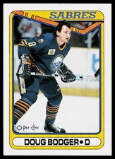 1990-91 O-Pee-Chee Doug Bodger #282 Buffalo Sabres