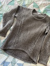 HELMUT Helmut Lang Grey Wooo Alpaca Blend Sweater - Women  s size P