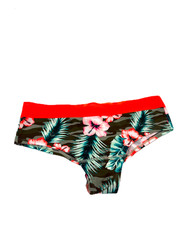Victoria's Secret PINK Mesh Trim Cheekster Panty Tropical Floral