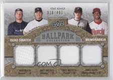 2009 Ballpark Collection Ryan Braun Matt Holliday Nate McLouth Chris Young 0v1