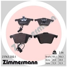 Satz Bremsbeläge Bremsklötze vorne für Seat Exeo 3R2 ST 3R5 | 24554921
