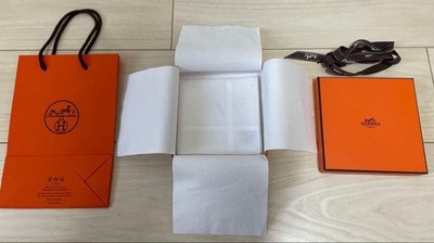 Hermes Baumwolle 100% H Muster Taschentuch weiß Geschenk 45 x 45 cm