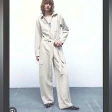 ZARA POCKETED UTILITY JUMPSUIT