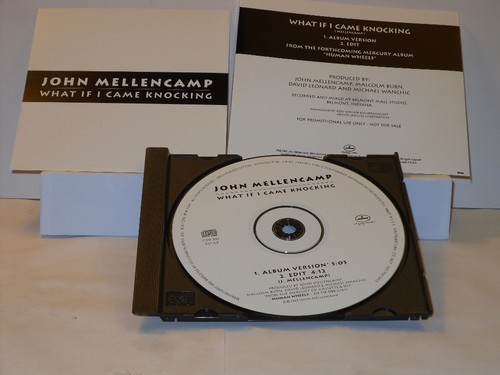 John Mellencamp -  What If I Came Knocking Promotional ON ** Free Shipping**