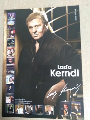 Lad'a Kerndl Signed Autograph 6x4in Card 