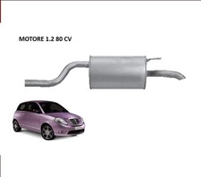 MARMITTA SILENZIATORE POSTERIORE LANCIA YPSILON (843) 1.2 2003 - 2011 16665