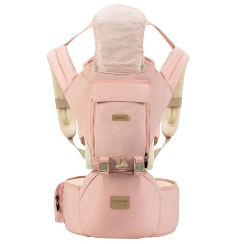 3 in 1 Ergonomic 360° Soft Baby Carrier, Baby Sling Comfortable Adjustable Po...