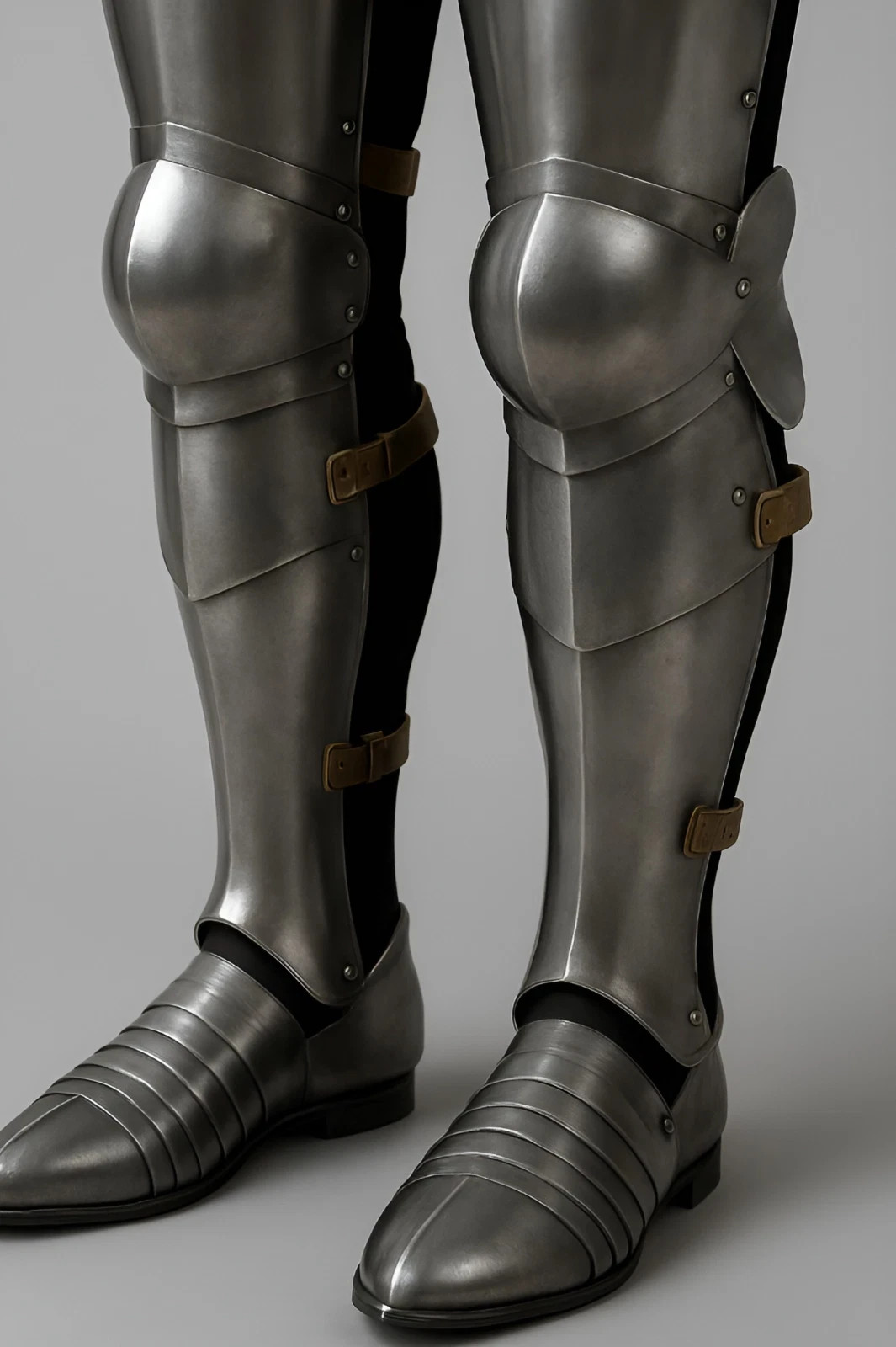 Disfraz de Caballero Armadura de Pierna Completa Medieval Halloween Cosplay Acero 18 Ga