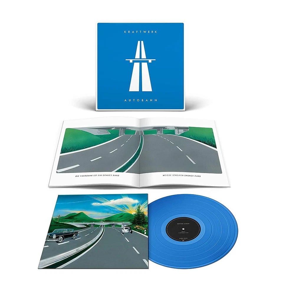 Kraftwerk - Autobahn Translucent Blue Vinyl Edition (1974 - UK - Reissue) - Bild 2 von 4