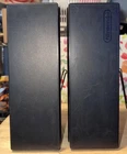 Lot 2 Nintendo NES Cartridge Game Store Case Organizer Logo Vintage Lid 1 OEM