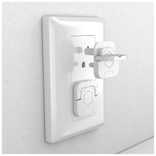 4Our Kiddies Baby-Proof Outlet Covers 60 Pack - Child Safety Electric Plug Pro