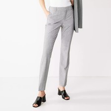Nine West Women's Barely Bootcut Pant, Heather Gray, Size: 12
