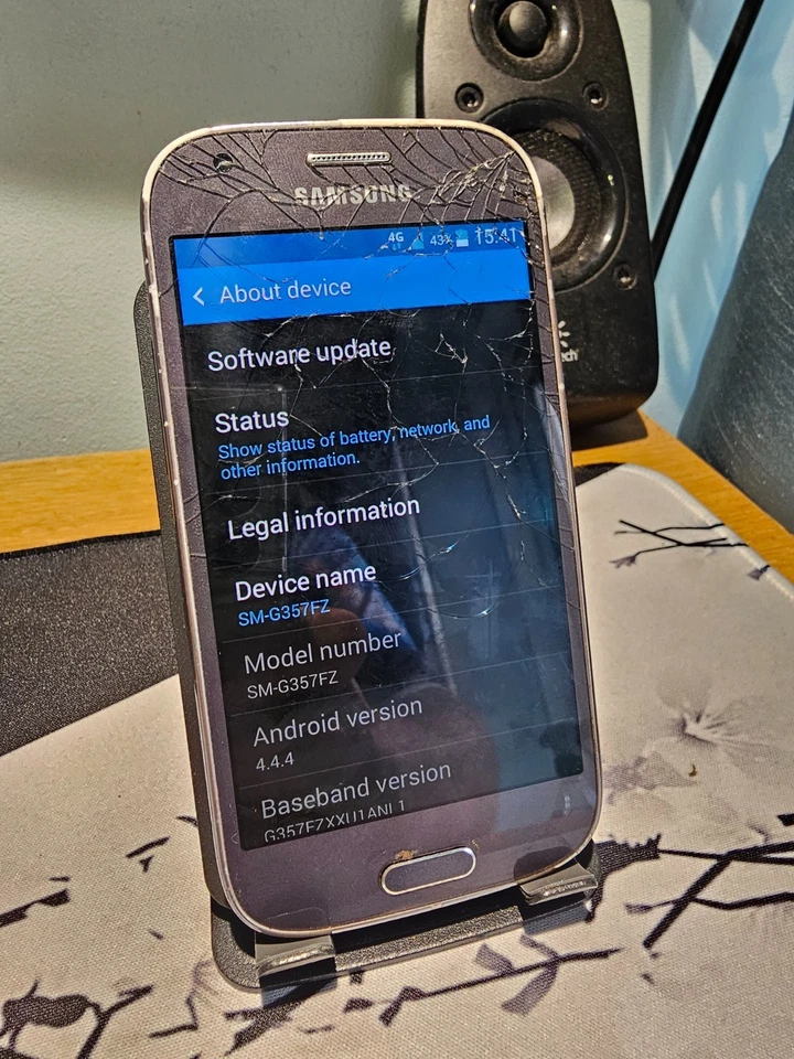 VGC (EE NETWORK) Working Samsung Galaxy Ace 4 Grey Unlocked 8GB Smartphone, photo 2 of 5