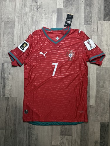 2026 Portugal Home Jersey Ronaldo 7 Tag is XL FITS LARGE Player Edition