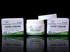  2-Pack Hemp Cream Natural Menthol Pain Relief for Joint, Muscle, Nerve 3.52 oz