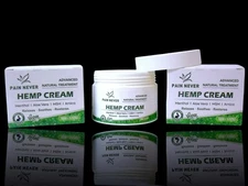 (2-Pack) Hemp Cream Natural Menthol Pain Relief for Joint, Muscle, Nerve 3.52 oz