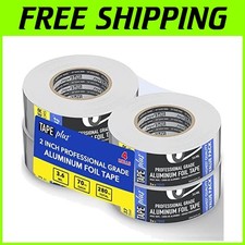 Heat Resistant Aluminum Duct Tape - 4 Pack, 2" x 210 ft