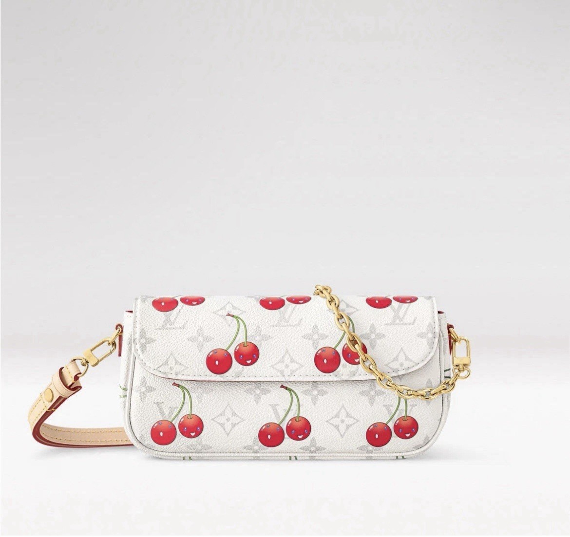 Louis Vuitton x Takashi Murakami 2025 CHERRY Wallet On Chain