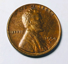 1954 S Lincoln Wheat Small Cent Penny San Francisco Business Strike Copper Bn