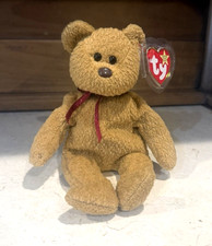 Ty Beanie Babies CURLY The Bear Plush Toy - April 12, 1996