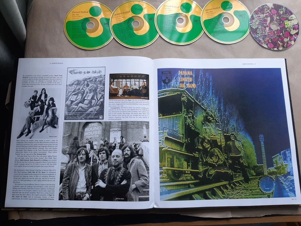 HARVEST FESTIVAL (5 CD BOX SET - UNPLAYED) Pink Floyd Roy Harper Ayers Wizzard - Image 4 of 4