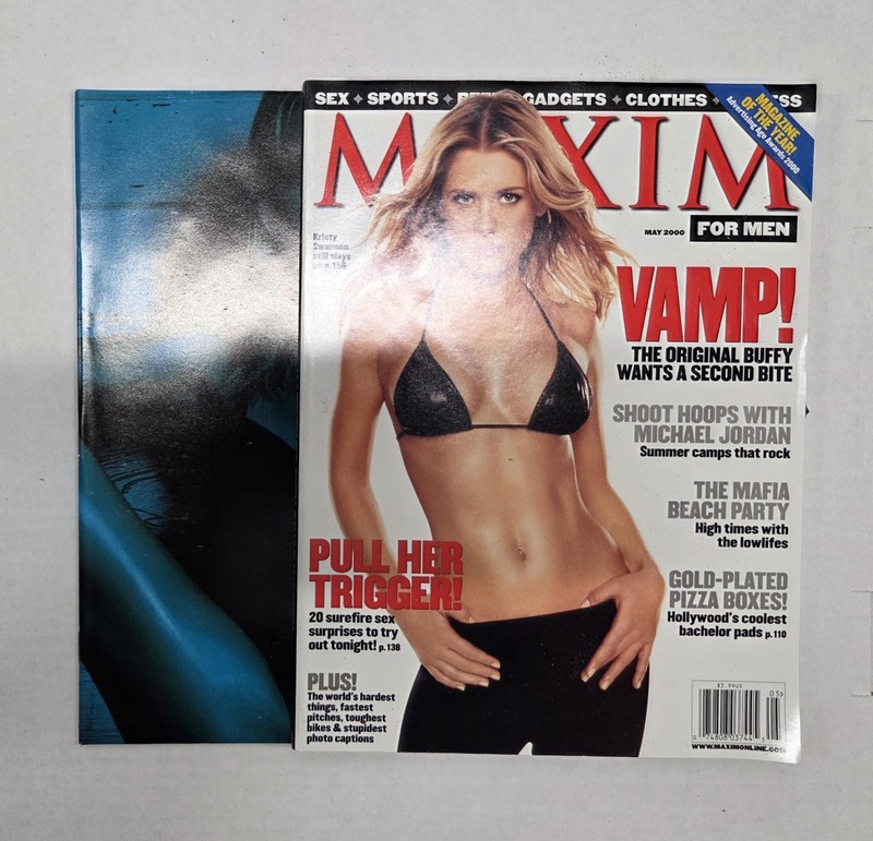 Maxim Magazine Men’s Lifestyle May 2000 Kristy Swanson Buffy Cover Jordan