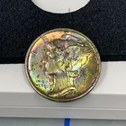1940d Toned Mercury Dime