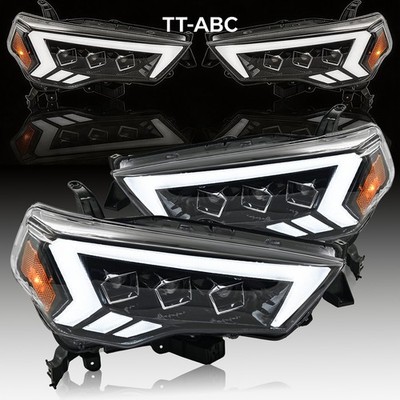 2014-2024 LED Headlights Tri-Projector For Toyota 4Runner w/Startup Animation LR