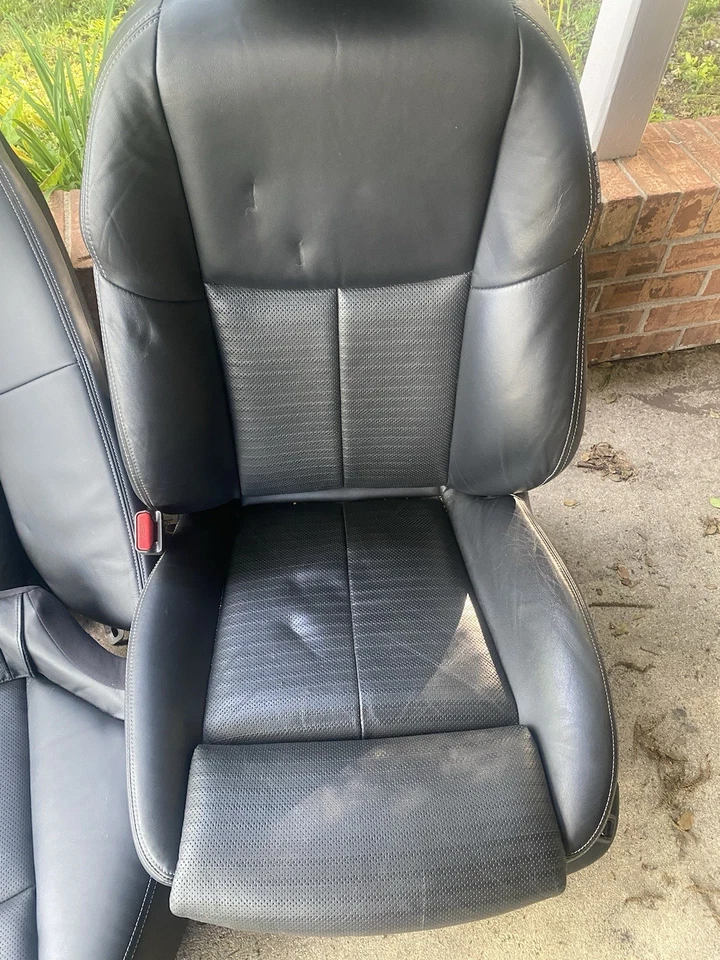 INFINITI Q50 SPORT 2014-2024 OEM ASSENTO DIANTEIRO TRASEIRO ESQUERDO DIREITO (PRETO) - Imagem 3 de 4