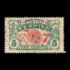 Reunion, Scott 63, Map, 1907, used, 114737