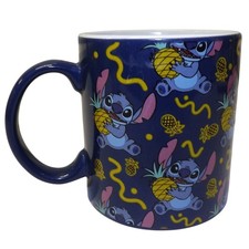 Disney Stitch Pineapple Ceramic Mug Zak Design 20oz Microwave Dishwasher Safe