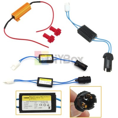 Lot T10 Canbus Decoder Car Lights LED Headlights Load Resistor Warning Decoder